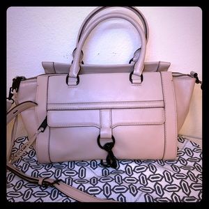 Rebecca Minkoff Beige Pink Satchel Handbag